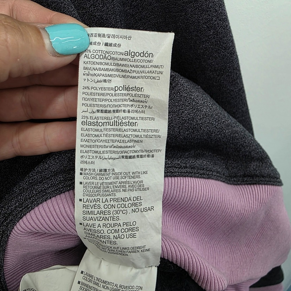 Under Armour Hoodie Heathered Pullover Pink Trim Athleisure Womens XL - Picture 8 of 10